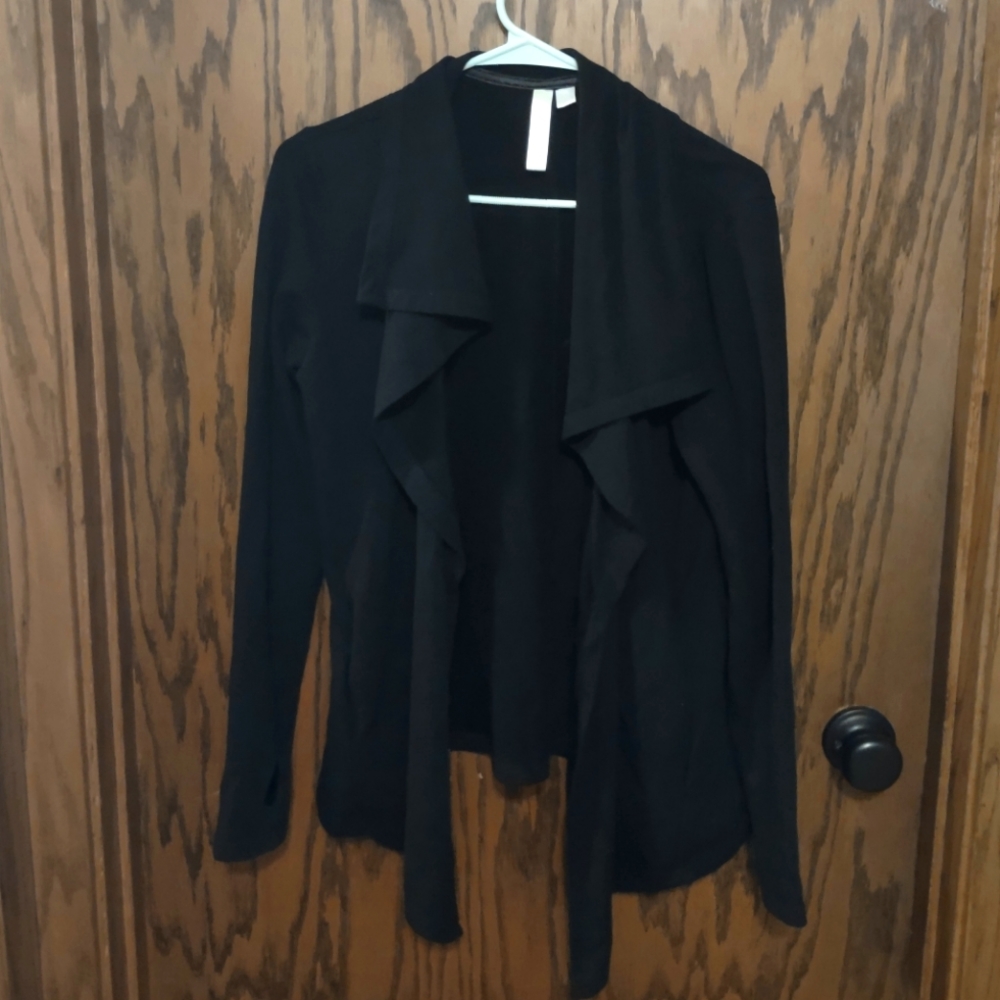 Black Cardigan with Thumb Holes